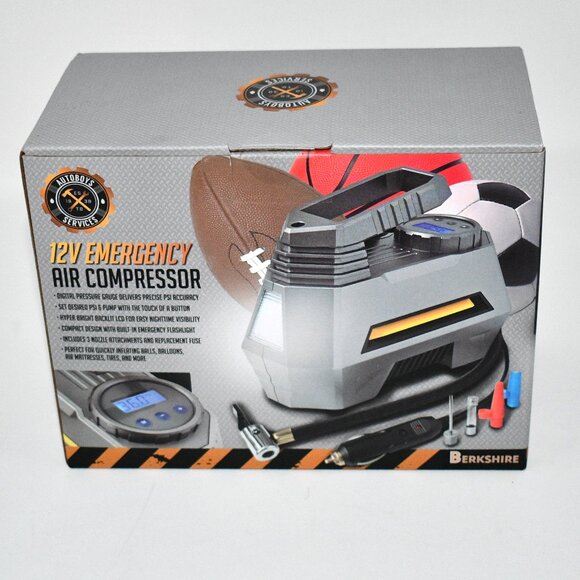 Bershire 12 -Volt Emergency Air Compressor #BR3-61695 NWT - Picture 1 of 3